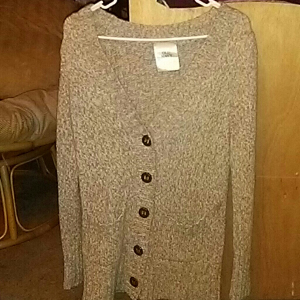 Button down sweater
